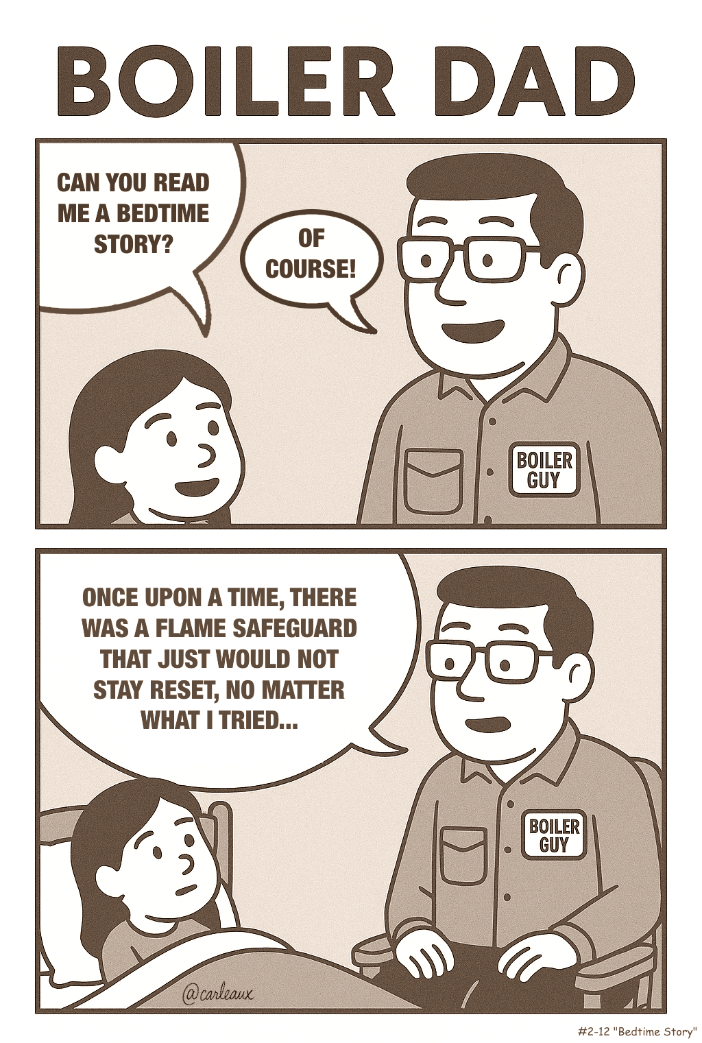 Season 2, comic 12: "Bedtime Story"
