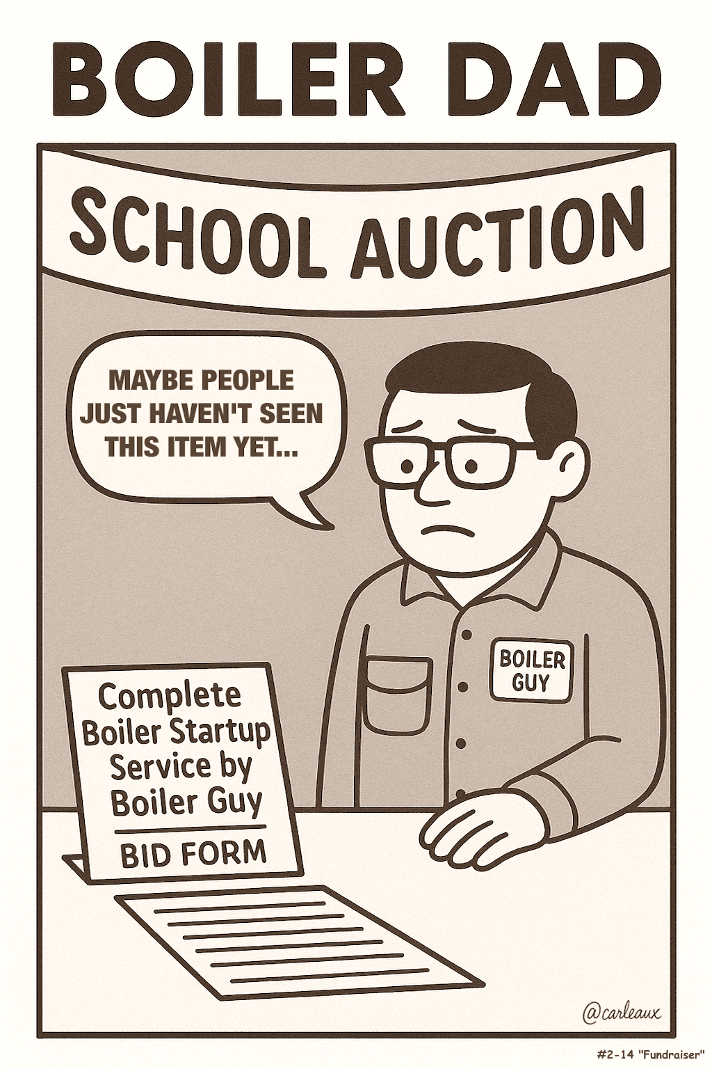 Season 2, comic 14: "Fundraiser"