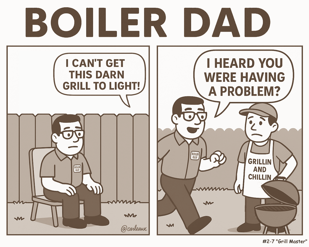 Season 2, comic 7: "Grill Master"