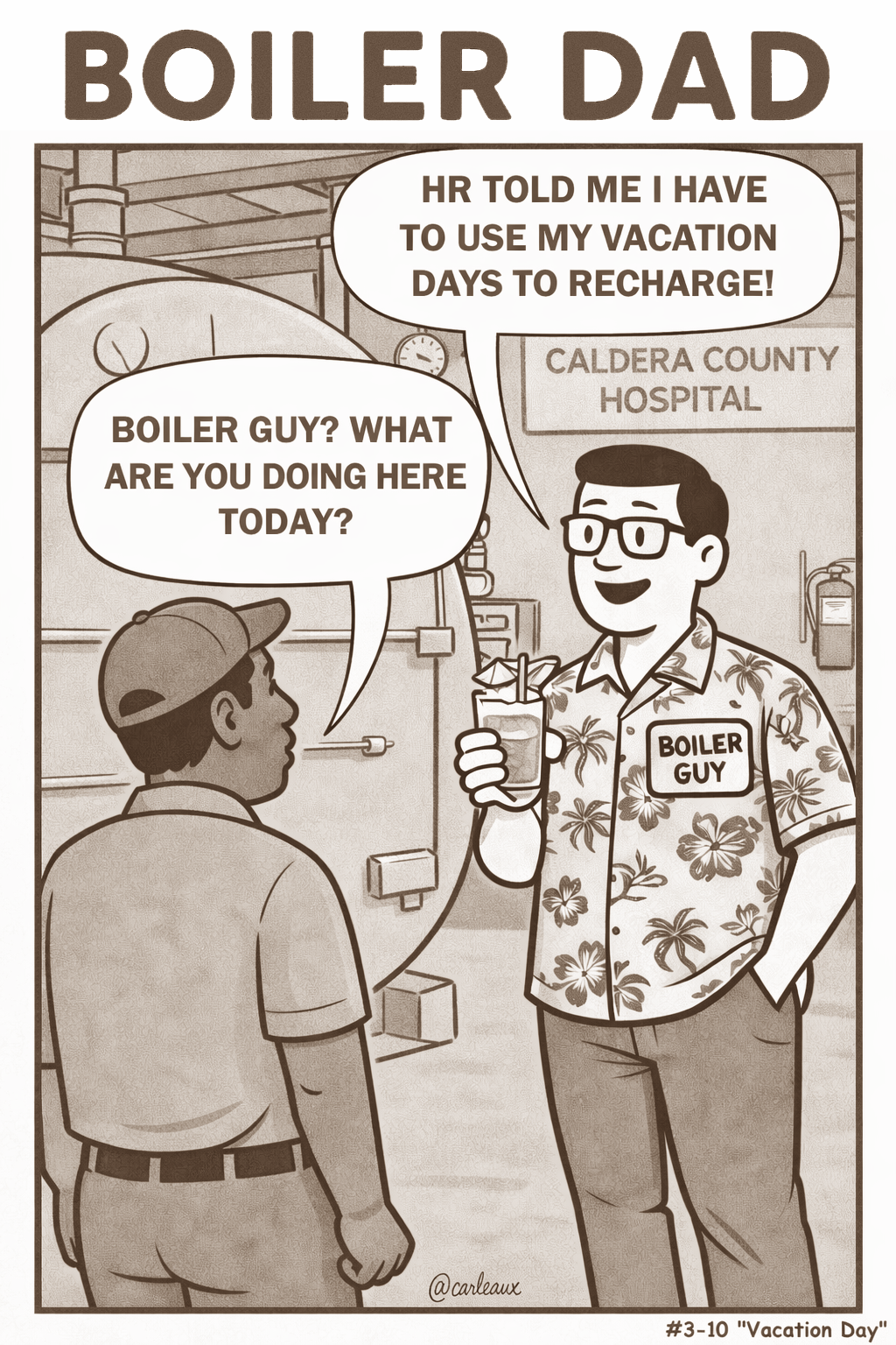 Season 3, comic 10: "Vacation Day"