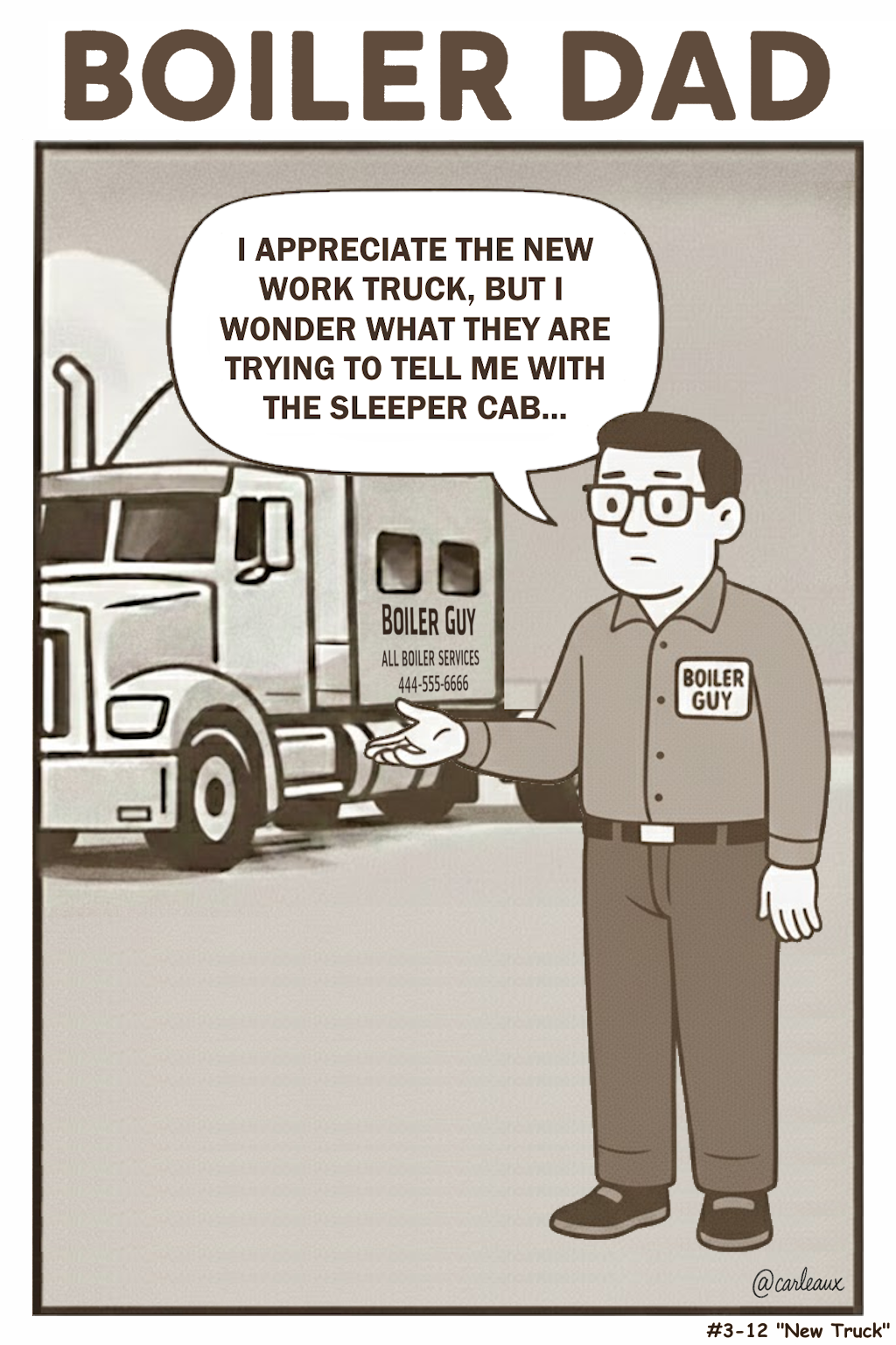 Season 3, comic 12: "New Truck"