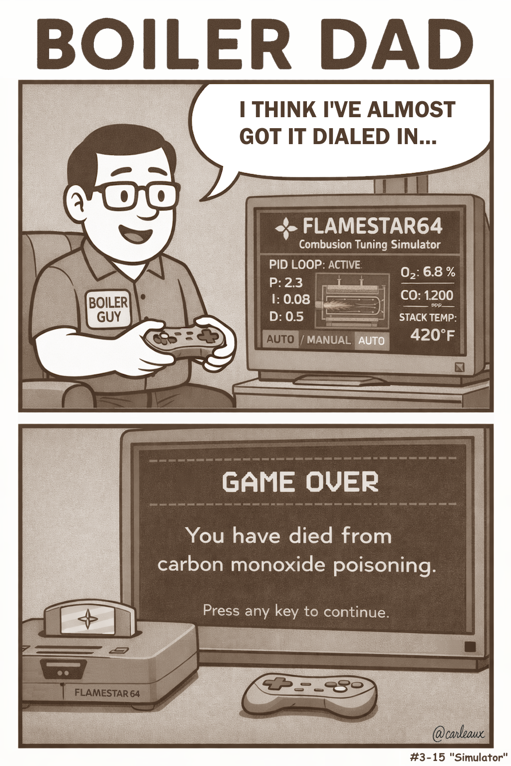 Season 3, comic 15: "Simulator"