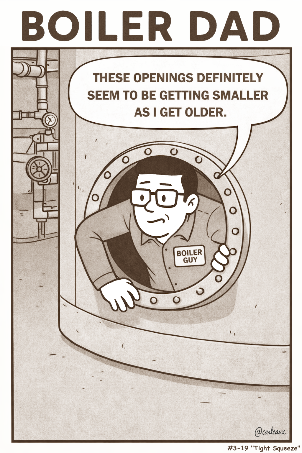 Season 3, comic 19: "Tight Squeeze"