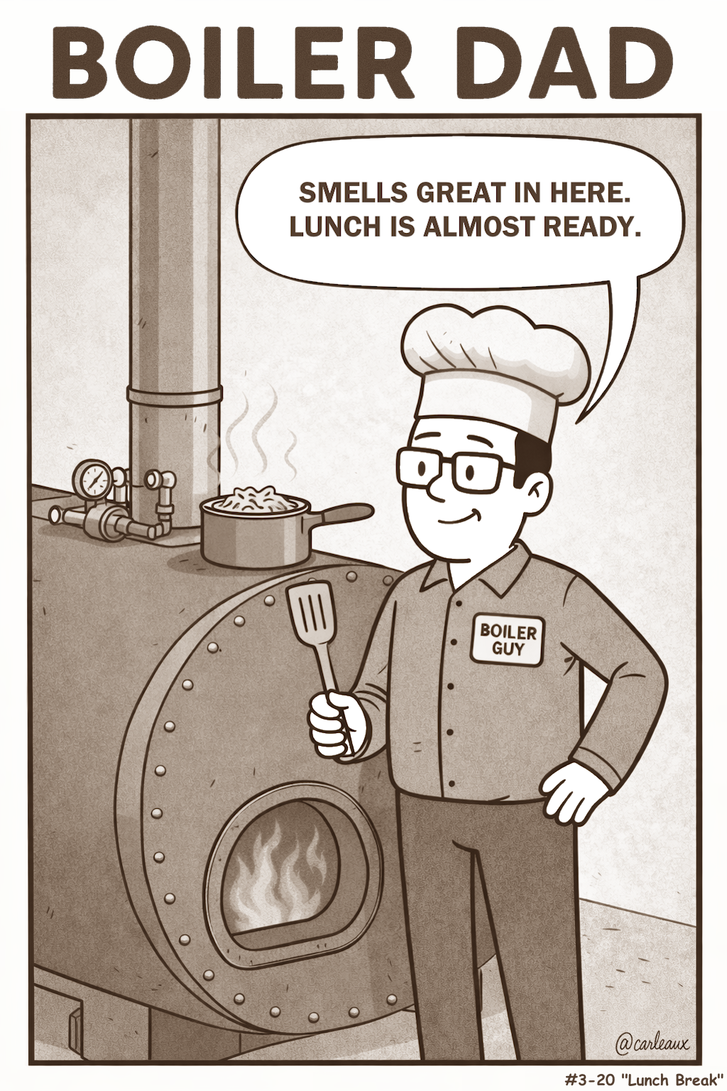Season 3, comic 20: "Lunch Break"