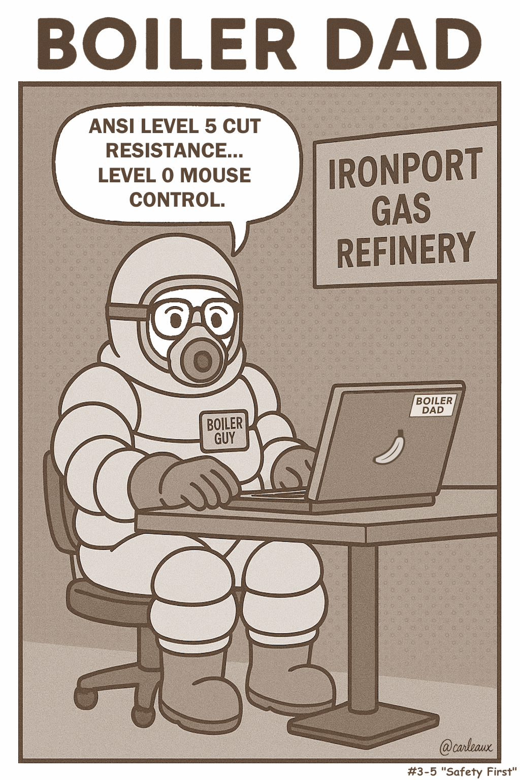 Season 3, comic 5: "Safety First"