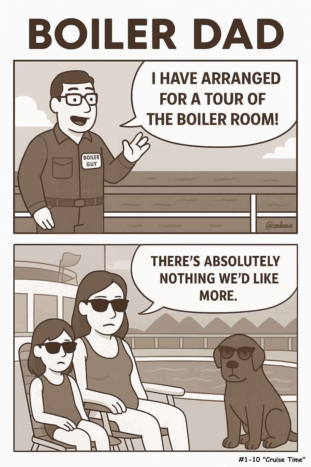 Season 1, comic 10: "Cruise Time"