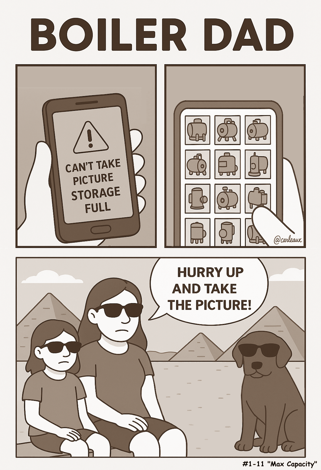 Season 1, comic 11: "Max Capacity"