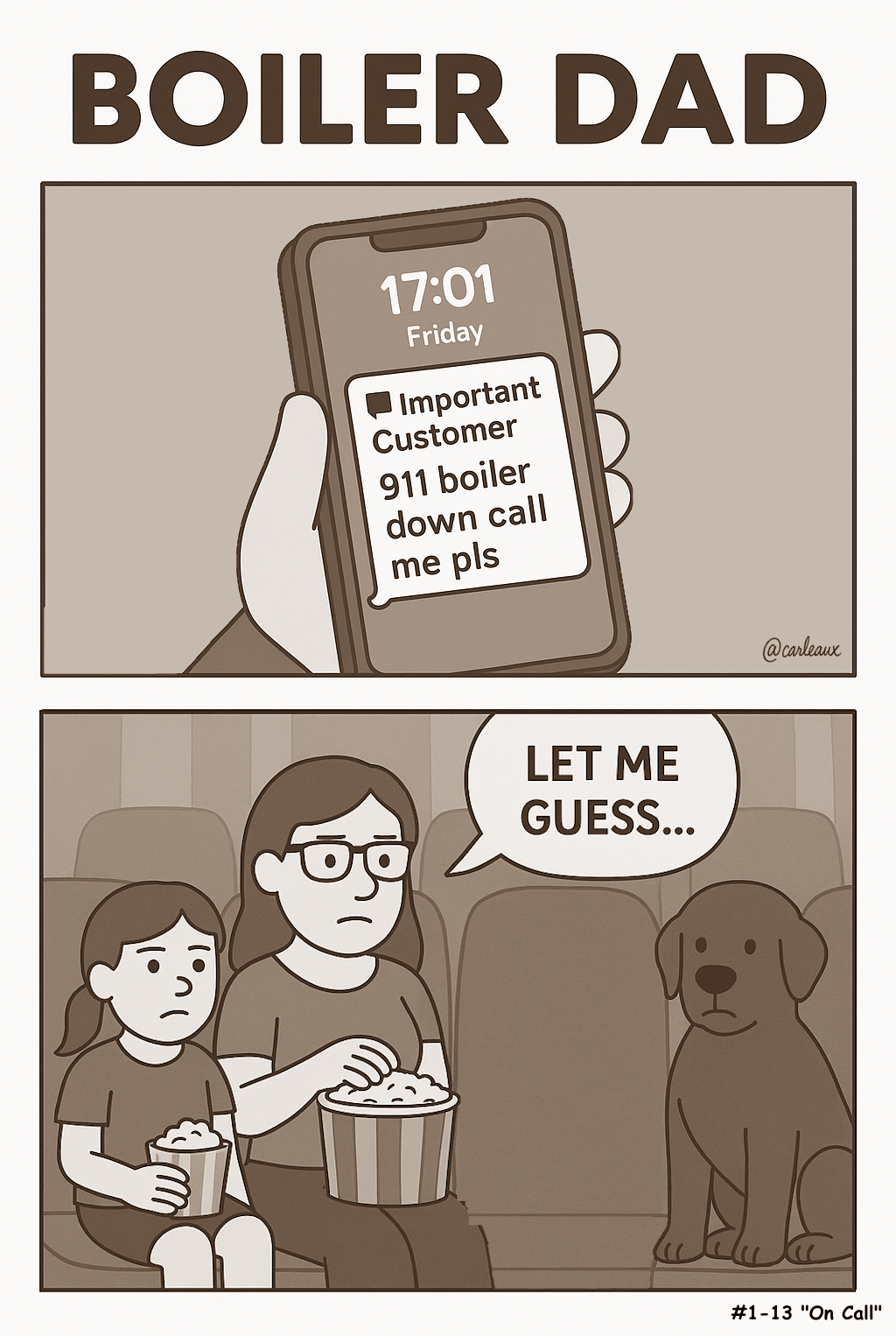 Season 1, comic 13: "On Call"