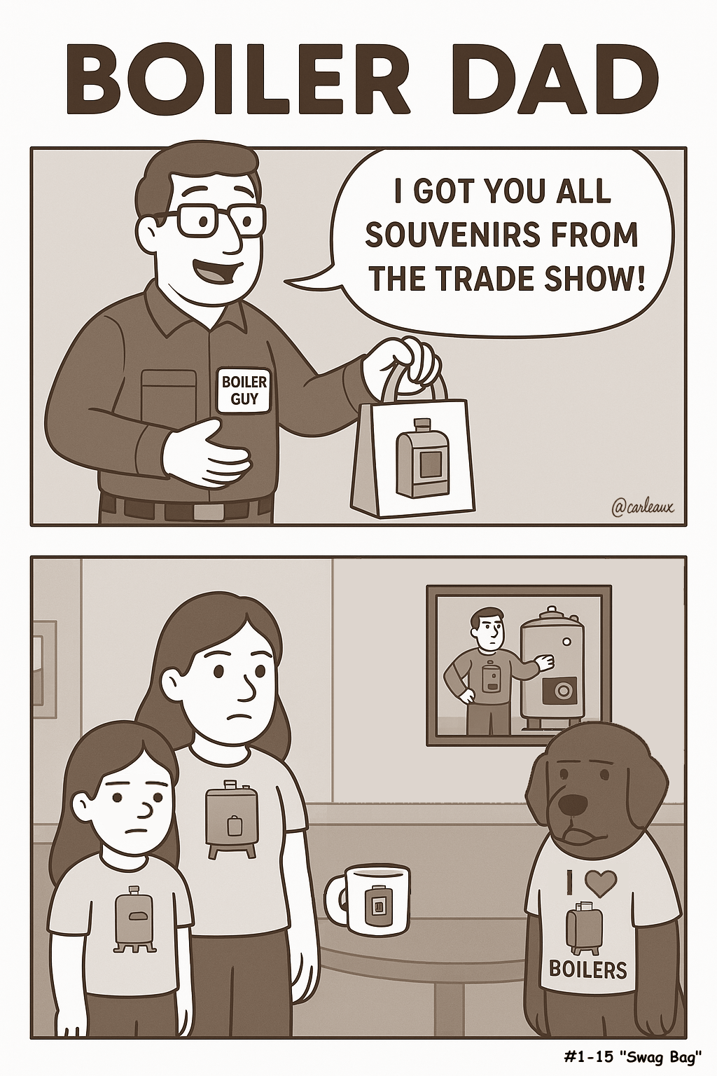 Season 1, comic 15: "Swag Bag"