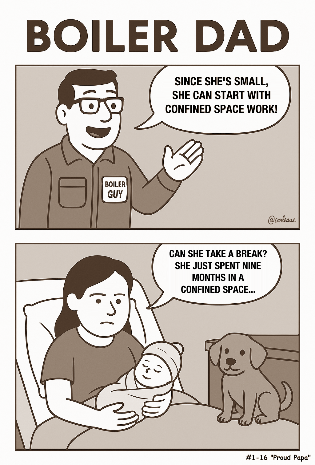 Season 1, comic 16: "Proud Papa" ALTERNATE