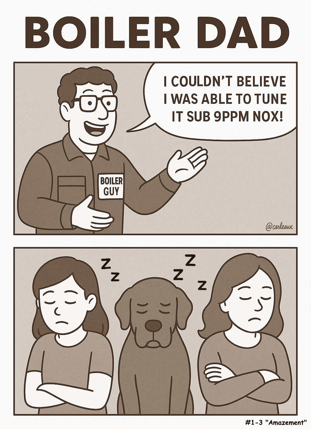 Season 1, comic 3: "Amazement"