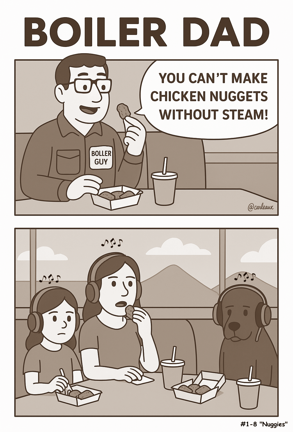 Season 1, comic 8: "Nuggies"