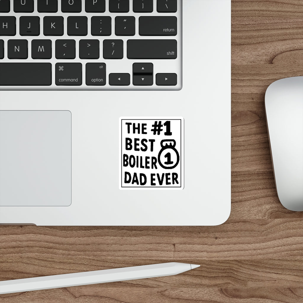#1 Best Boiler Dad Ever Die-Cut Sticker