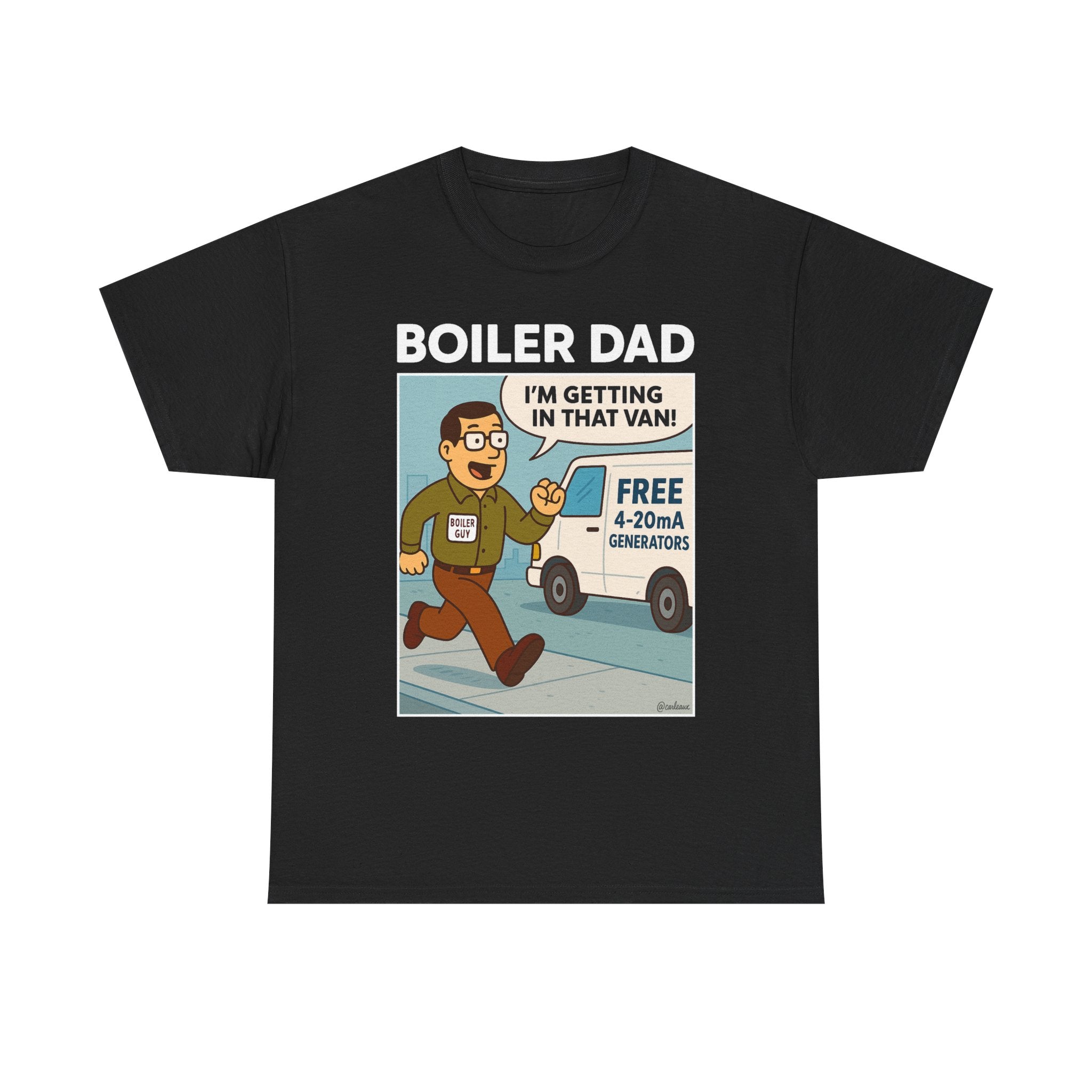 BOILER DAD Color-Series "White Van" Unisex Short Sleeve Tee