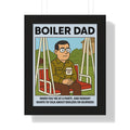 BOILER DAD "Sad Party" framed print 11x14