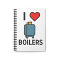 I Love Boilers Spiral Notebook