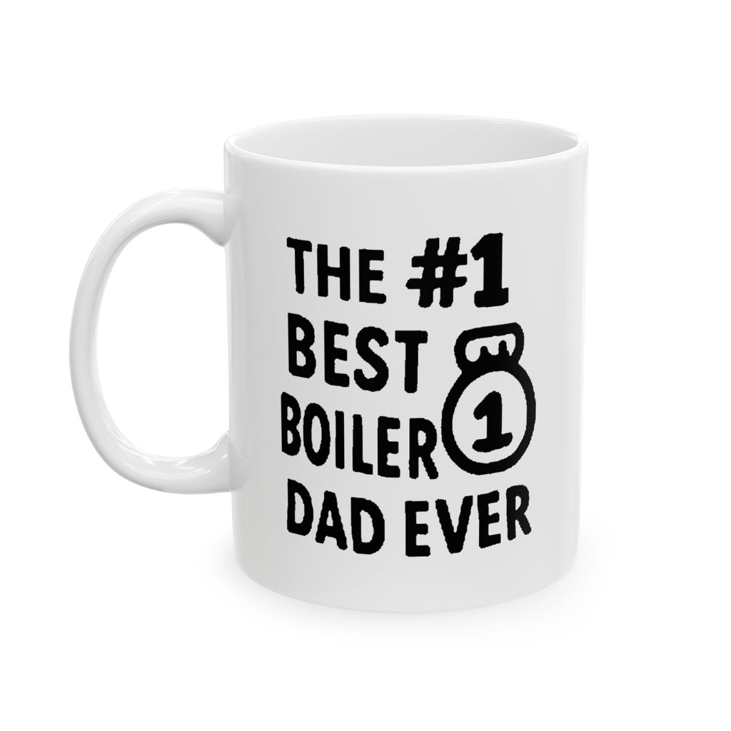 The #1 Best BOILER DAD Ever Ceramic Coffee Mug
