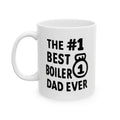 The #1 Best BOILER DAD Ever Ceramic Coffee Mug