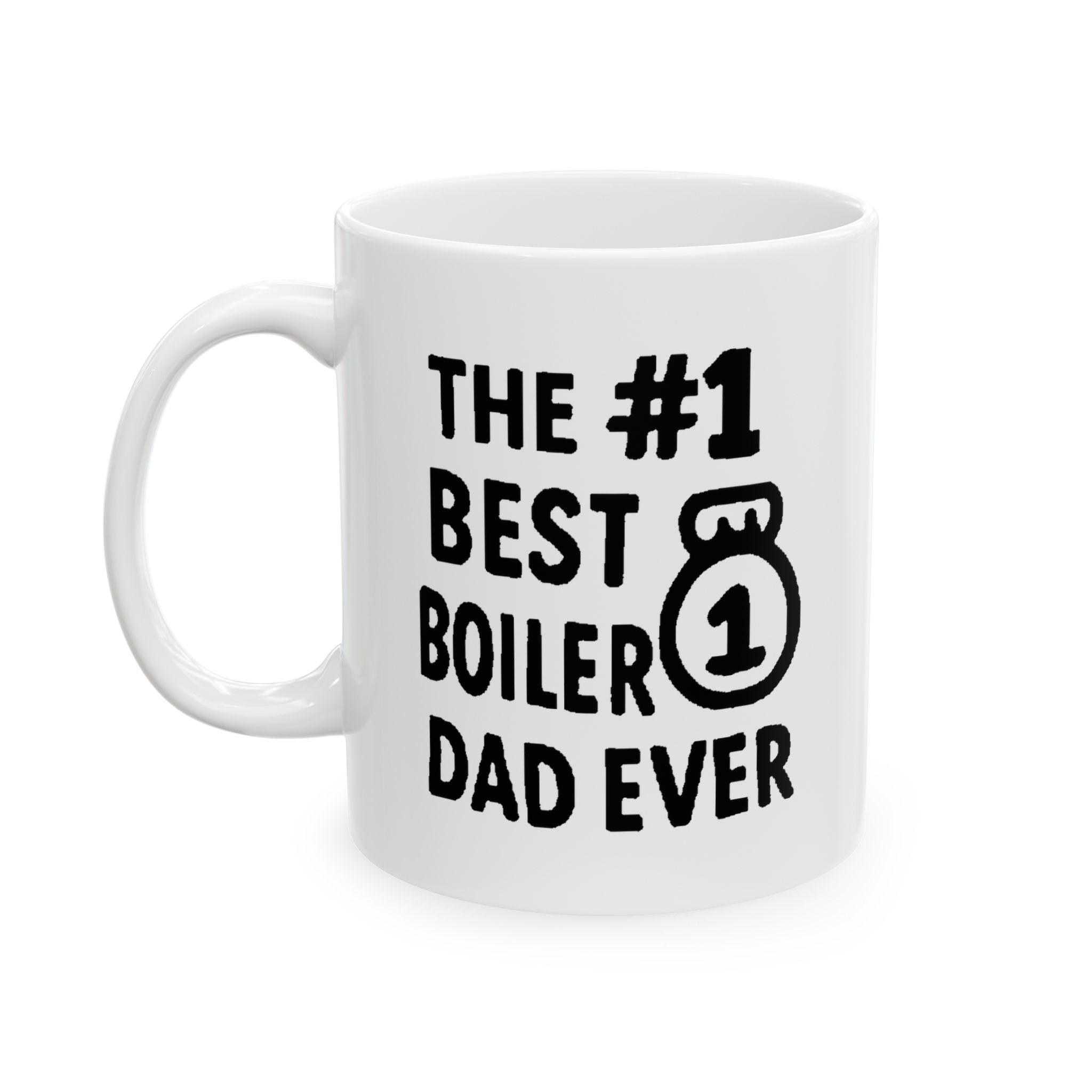 The #1 Best BOILER DAD Ever Ceramic Coffee Mug