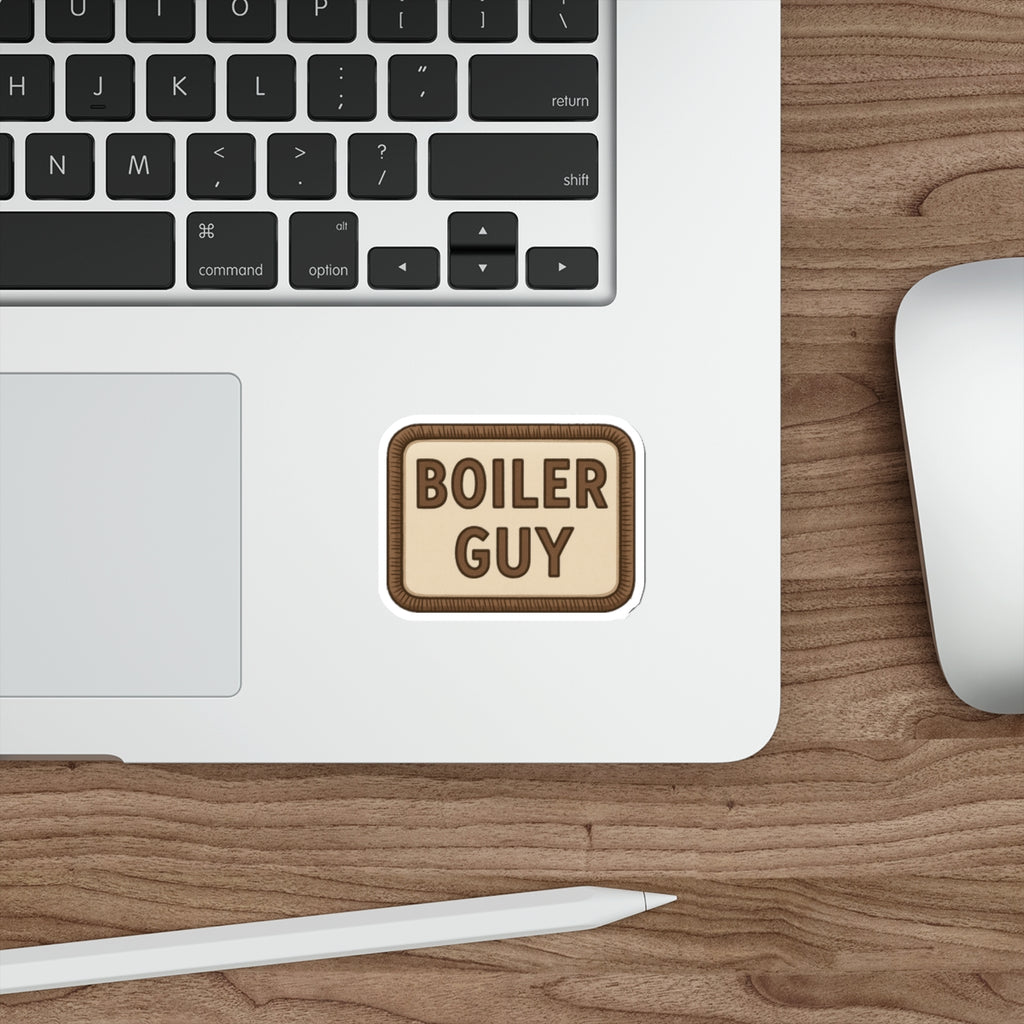 Boiler Guy Patch Die-Cut Sticker