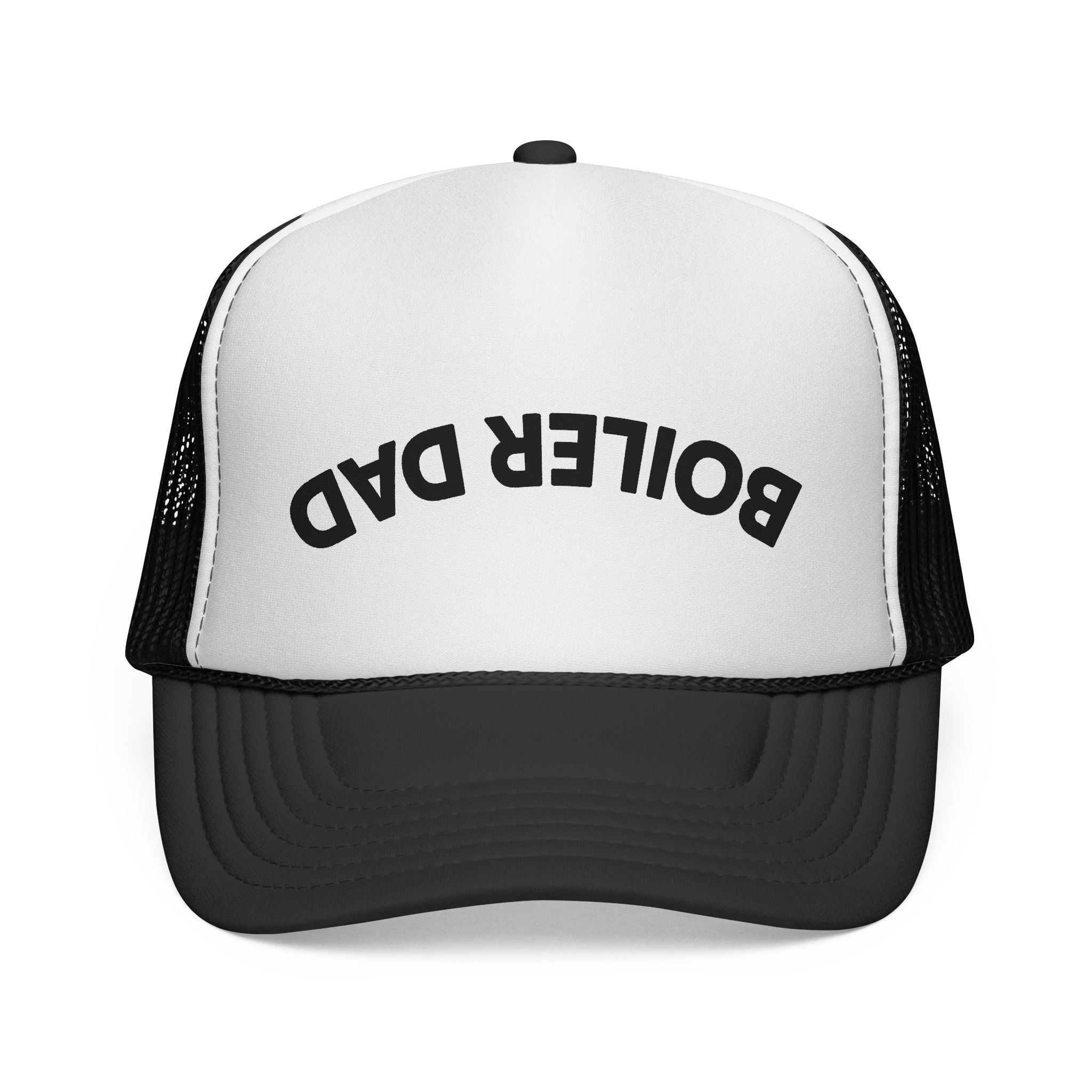 Inverted BOILER DAD Trucker Cap