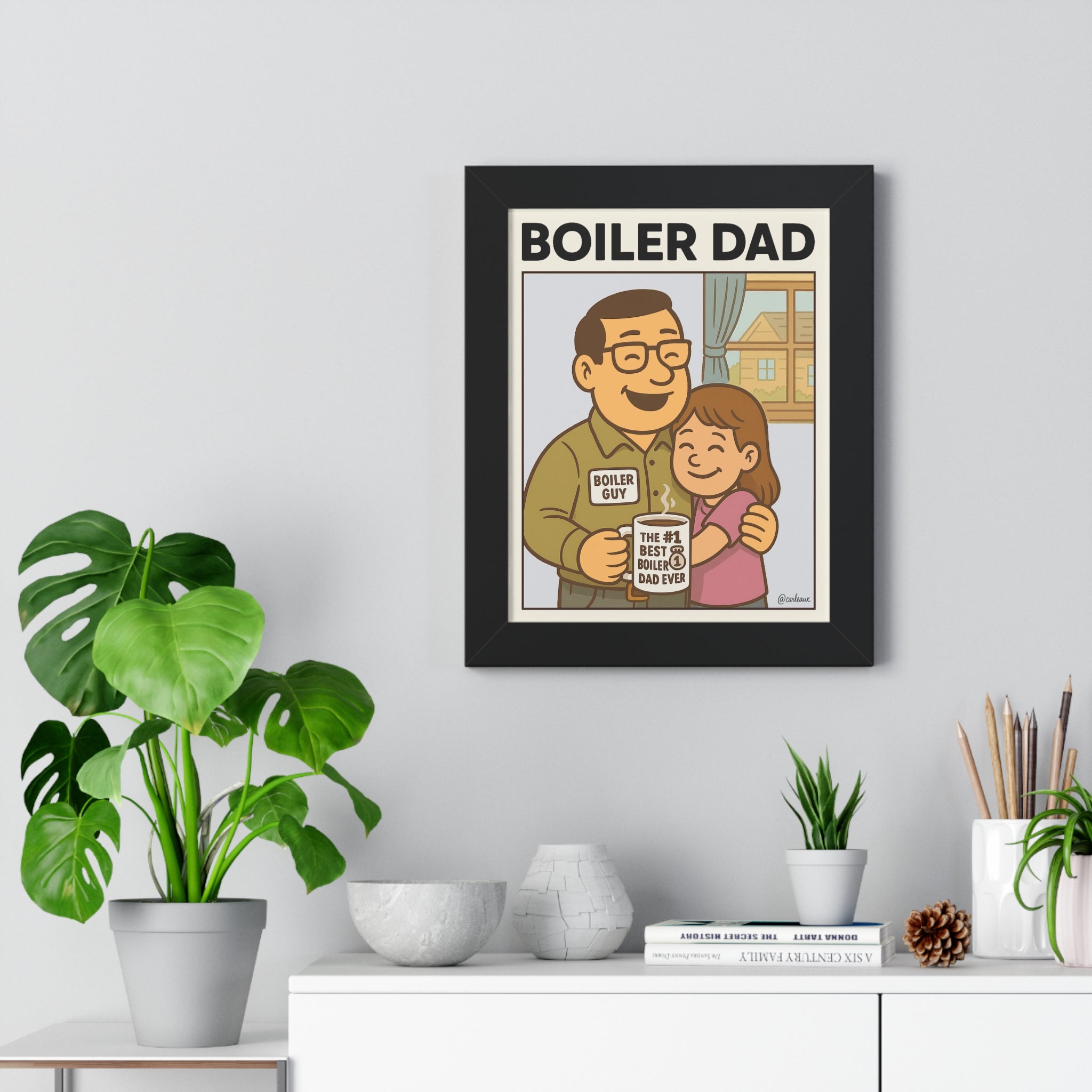 BOILER DAD "Daughter" framed print 11x14