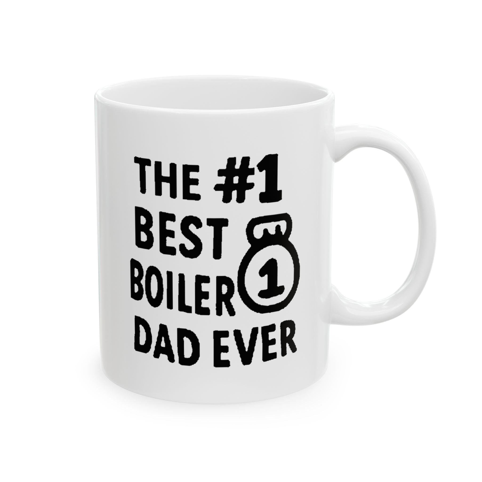 The #1 Best BOILER DAD Ever Ceramic Coffee Mug