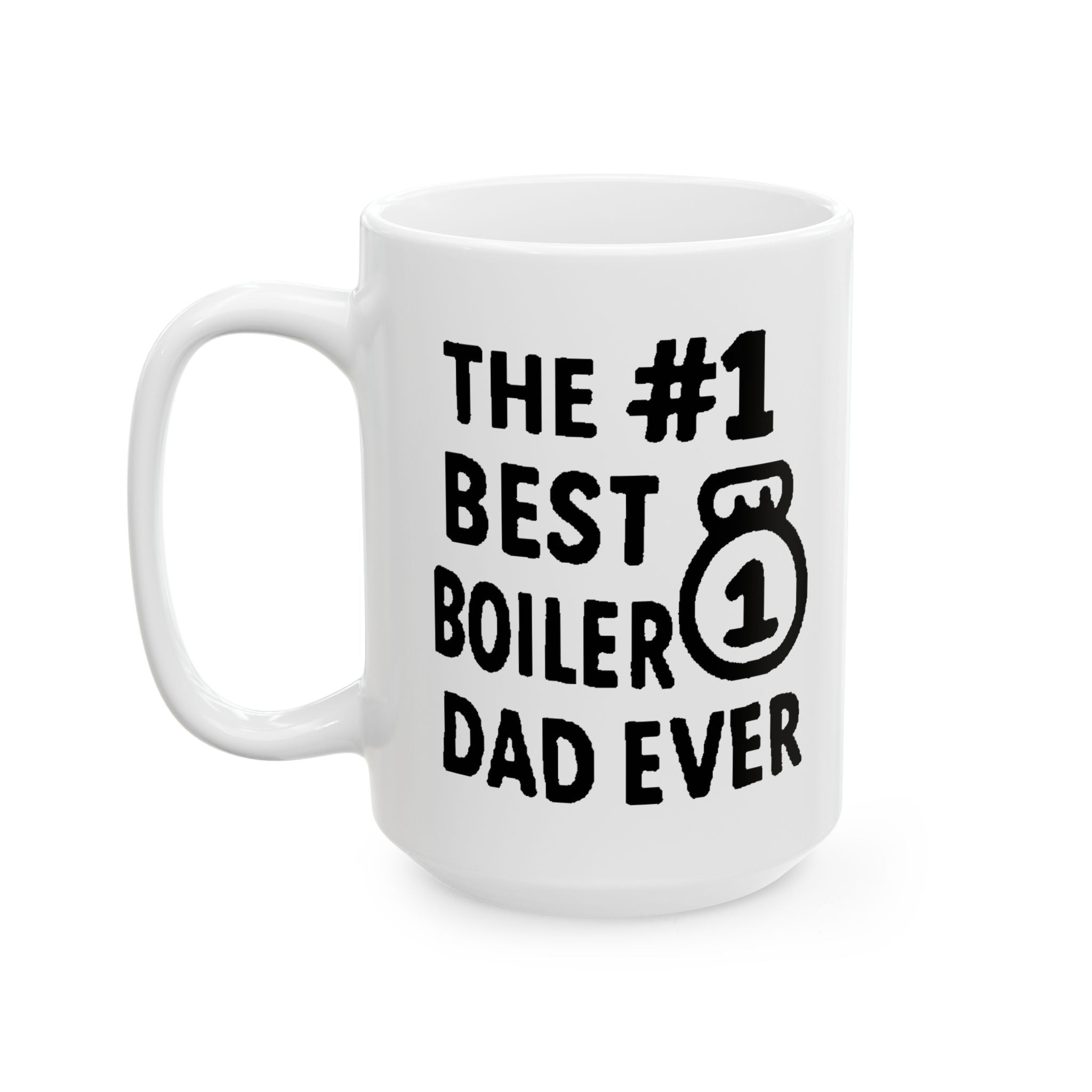 The #1 Best BOILER DAD Ever Ceramic Coffee Mug