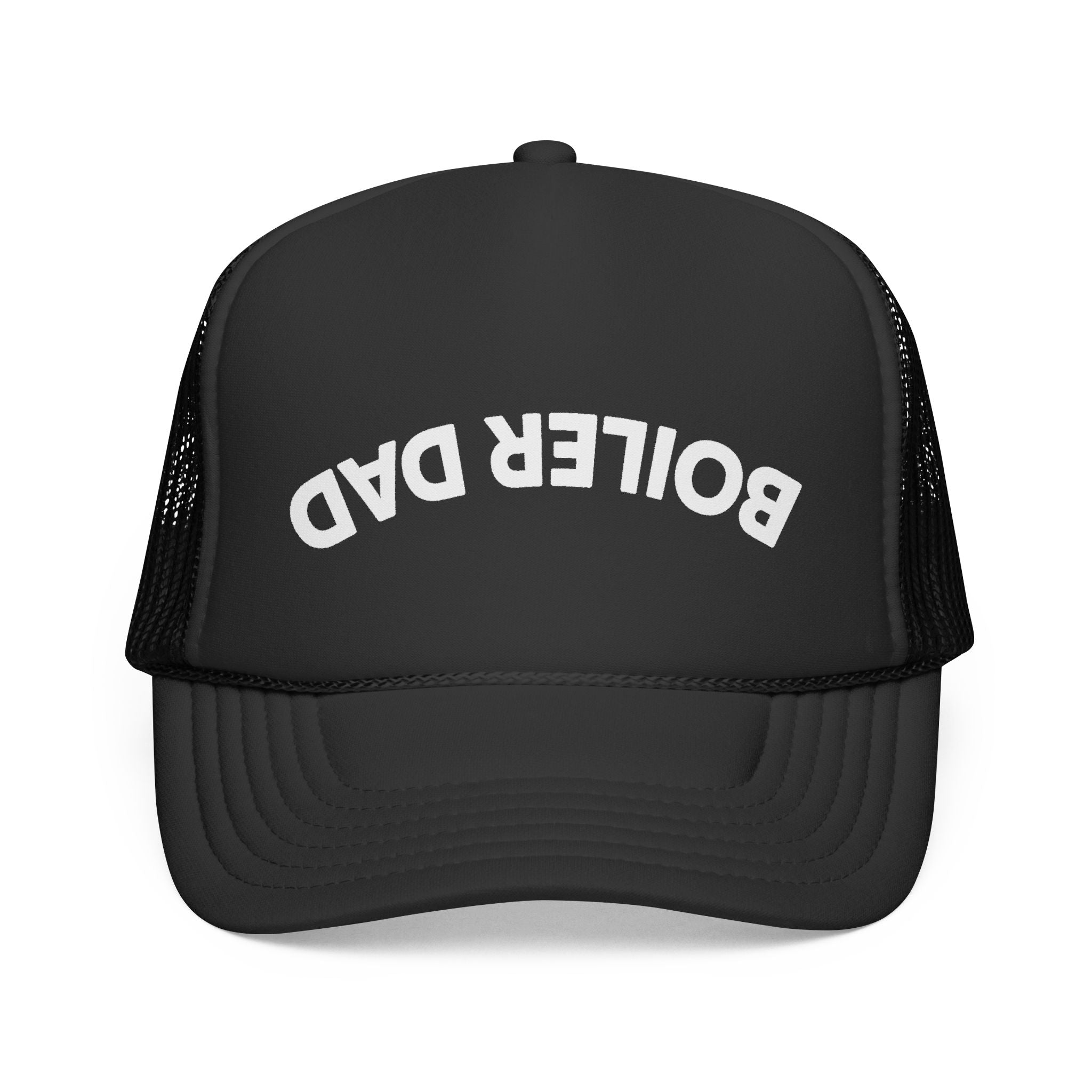 Inverted BOILER DAD Trucker Cap