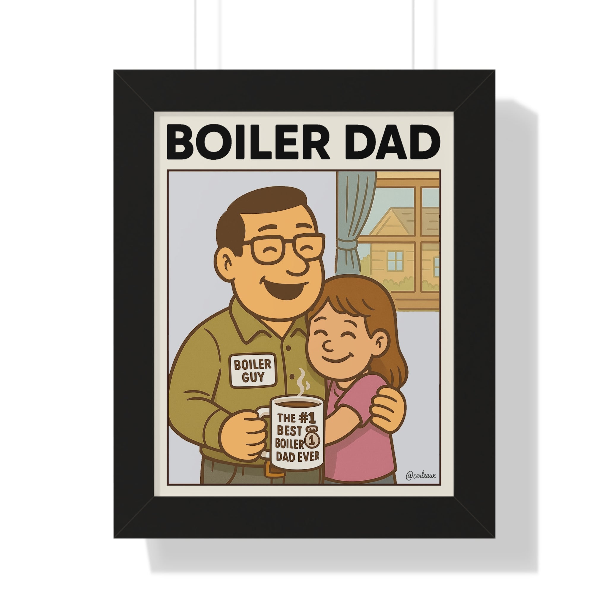 BOILER DAD "Daughter" framed print 11x14