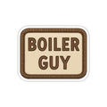 Boiler Guy Patch Die-Cut Sticker