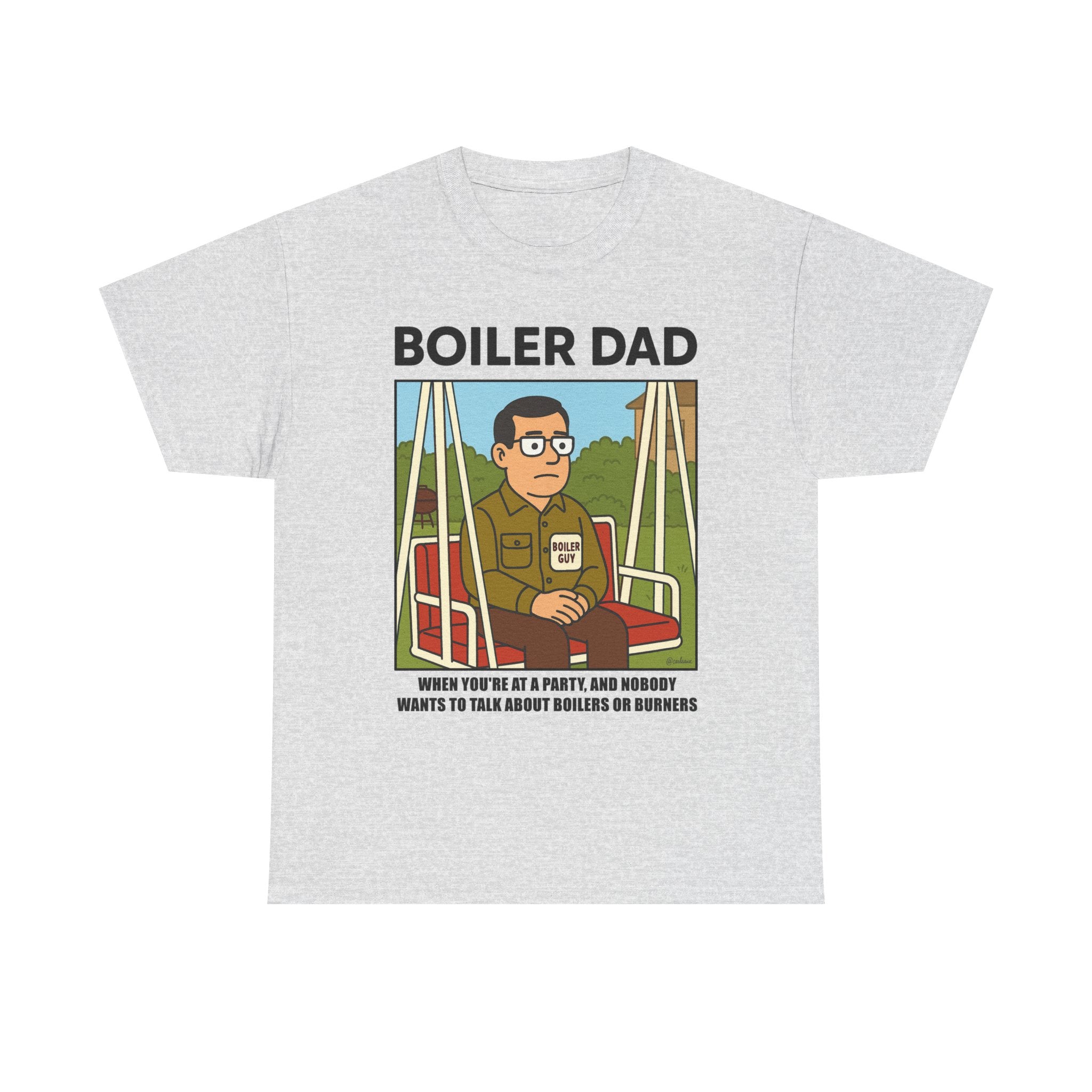 BOILER DAD Color-Series "Sad Party" Unisex Short Sleeve Tee
